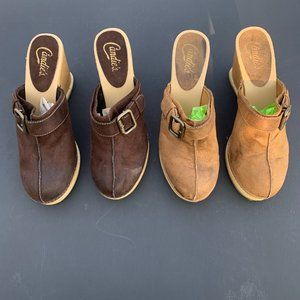 2x Lot of Candies Clarah Faux Suede Wedges